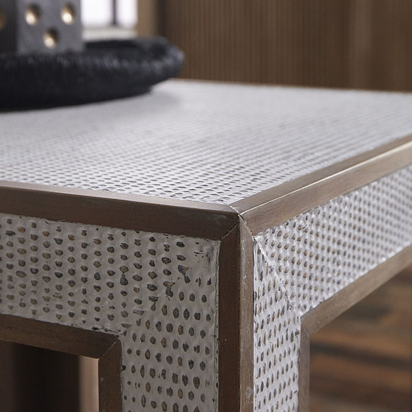 Finsbury Square Coffee Table - True White / Rattan White Wash - Melbourne, Sydney, Brisbane Mid-Century Modern style Living Room furniture