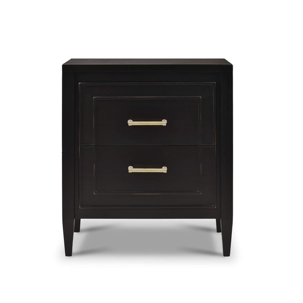 Belgravia Bedside Table - Batavia Black - Hand made Contemporary style Bedroom furniture