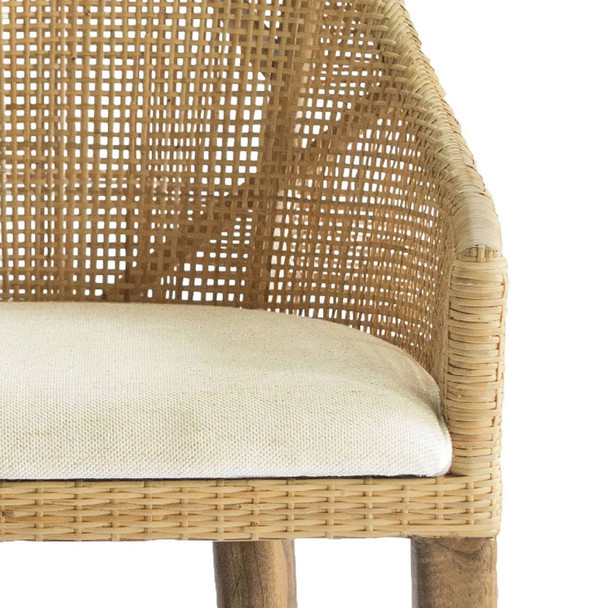 Cuban Rattan Counter Stool - Natural - Hobart, Launceston, Perth Coastal style Kitchen furniture