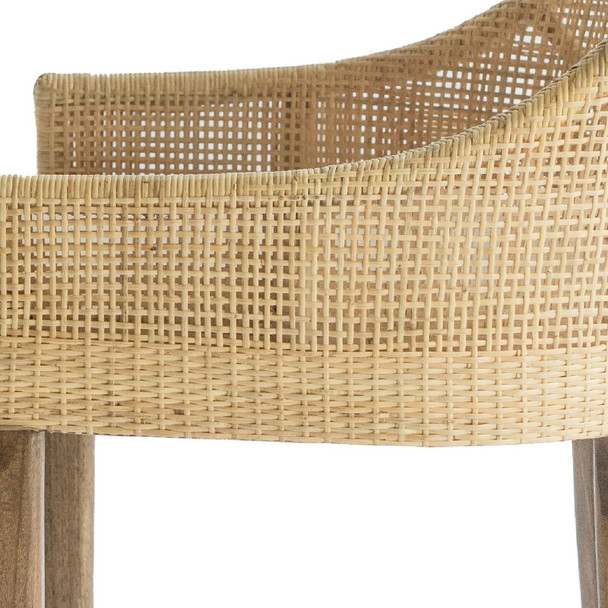 Cuban Rattan Counter Stool - Natural - Sale on Coastal style Kitchen furniture
