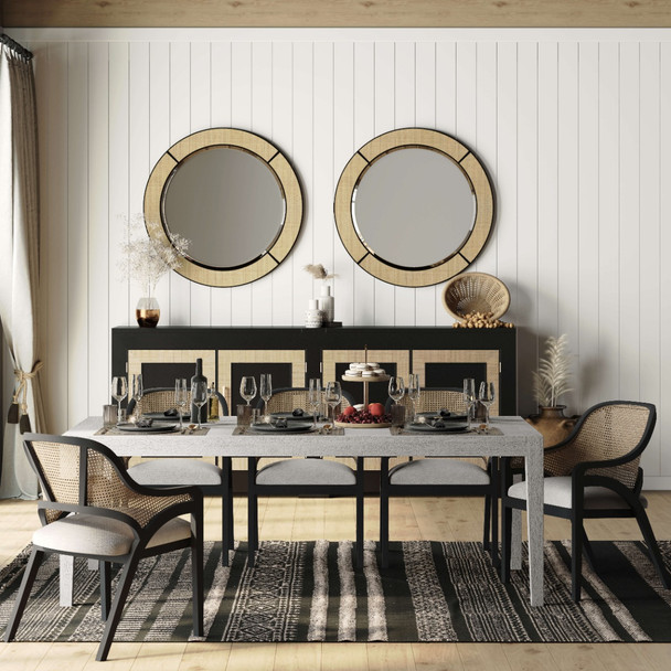 Wooster  Extension Dining Table 215-325cm - Architectural White - Melbourne, Sydney, Brisbane Craftsman style Dining Room furniture