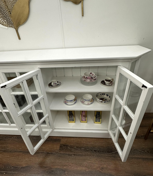 Cape Cod Narrow Media Console - True White - Melbourne, Sydney, Brisbane Coastal style Living Room furniture