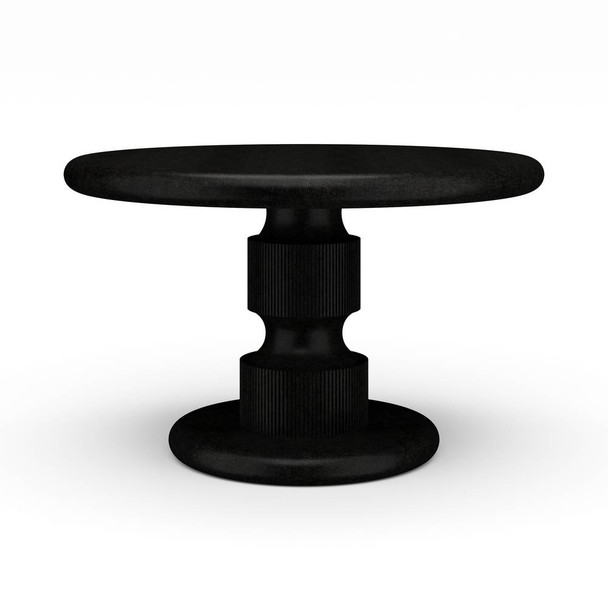 Bilbao Round Dining Table 120cm - Size: 76H x 122W x 122D (cm) - Mid-Century Modern style