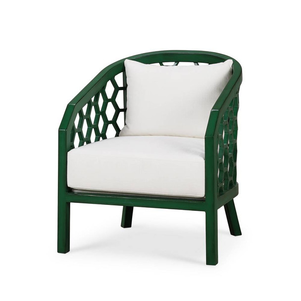 Ceylon Club Chair - Solid Timber Oriental style Living Room furniture