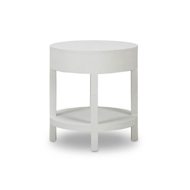 Milan Linen Wrapped Side Table - Melbourne, Sydney, Brisbane Mid-Century Modern style Living Room furniture