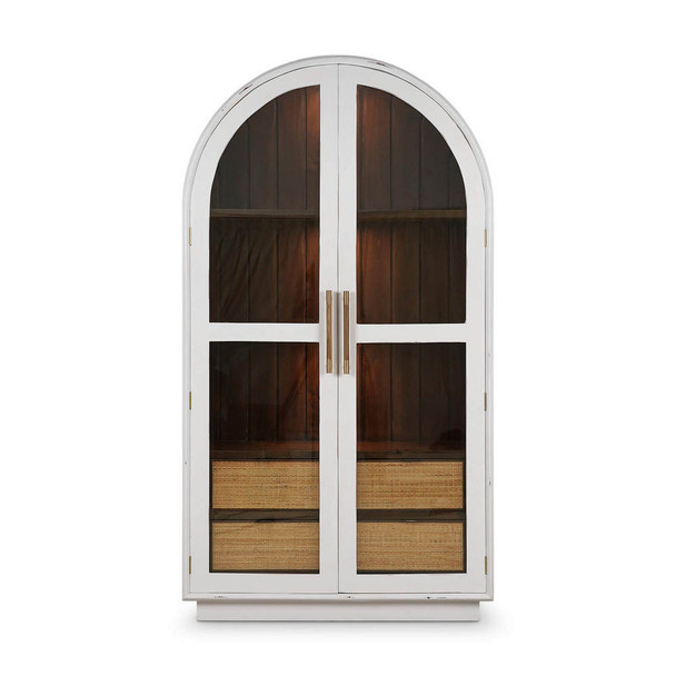 Vannes Display Cabinet w/ 3 LED - Sale on Mid-Century Modern style Dining Room furniture