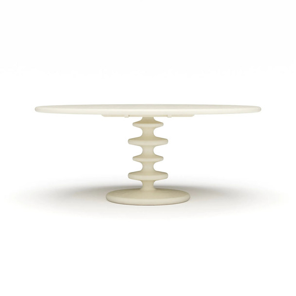 Milano Round Dining Table 180cm - Size: 76H x 183W x 183D (cm) - Mediterranean style