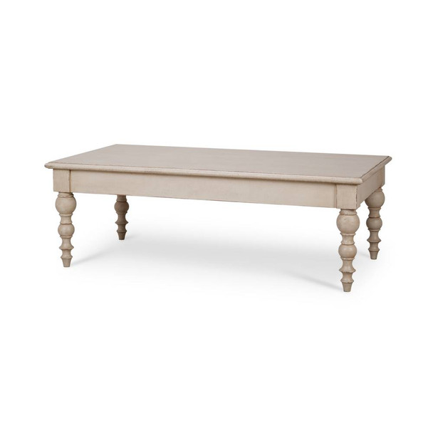 Madison Turned Leg Coffee Table - Solid Timber Mediterranean style Living Room furniture