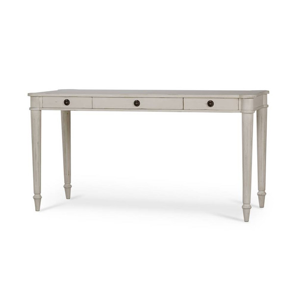Kelly 3 Drawer Desk - Solid Timber Gustavian style Office & Study furniture