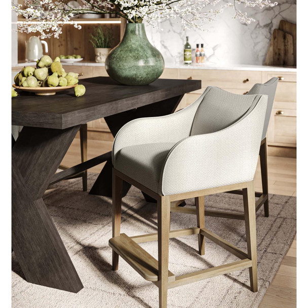 Elanor Counter Stool w/ Arms - Solid Timber Contemporary style Kitchen furniture