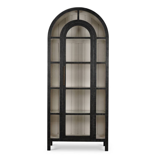 Vannes Display Cabinet w/ Glass Shelves - Canberra, Cairns, Darwin Mid-Century Modern style Dining Room furniture