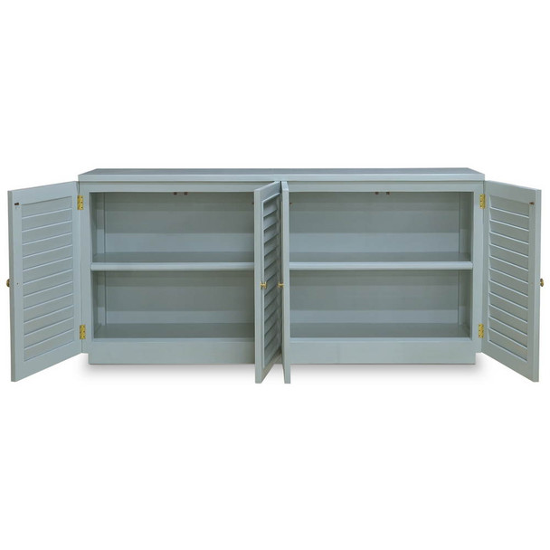 Oxford Shutter 4 Door Sideboard - Hand made Mid-Century Modern style Dining Room furniture