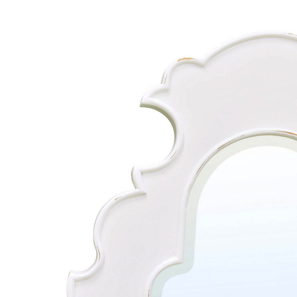 Lotus Mirror - Solid Timber Oriental style  furniture