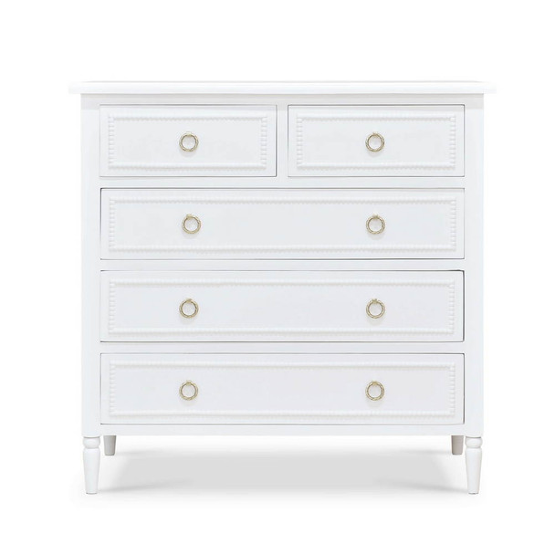 Cholet 5 Drawer Dresser - Hand made Traditional style Bedroom furniture