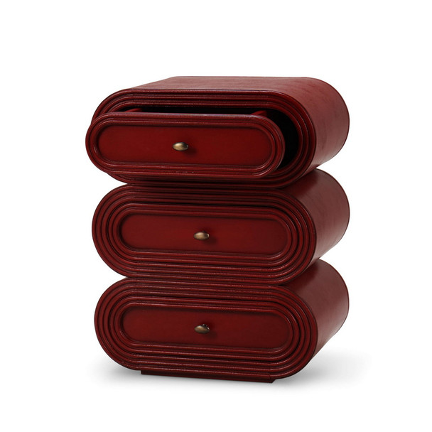 Infinity 3 Drawer Nightstand - Solid Timber Mid-Century Modern style Bedroom furniture