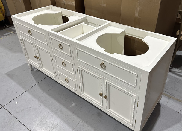 Cholet Double Vanity - without Top/Sink - Hand made Traditional style Bathroom & Laundry furniture