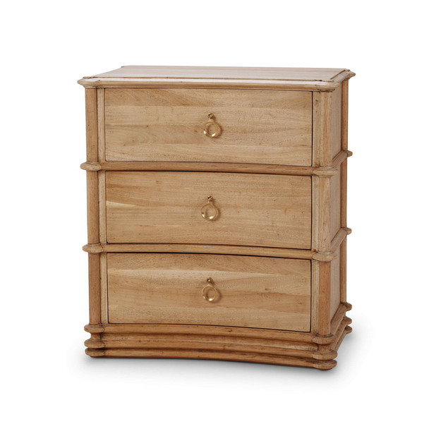 Battersea Bedside - Size: 76H x 70W x 44D (cm) - Mediterranean style