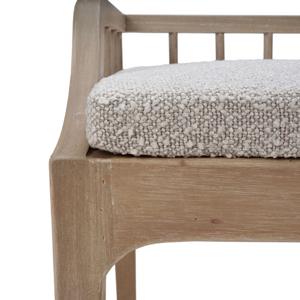 Versai Fluted Bench - Sale on Mid-Century Modern style Bedroom furniture