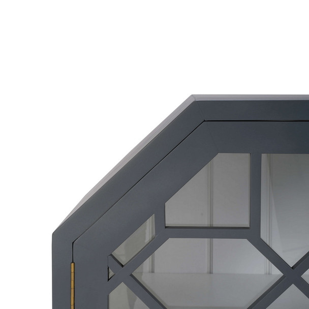 Hampton Sideboard w/ Glass Doors - Size: 88H x 183W x 41D (cm)