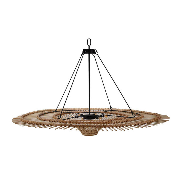 Bahama Rattan Ceiling Pendant Light - Hobart, Launceston, Perth Mid-Century Modern style  furniture