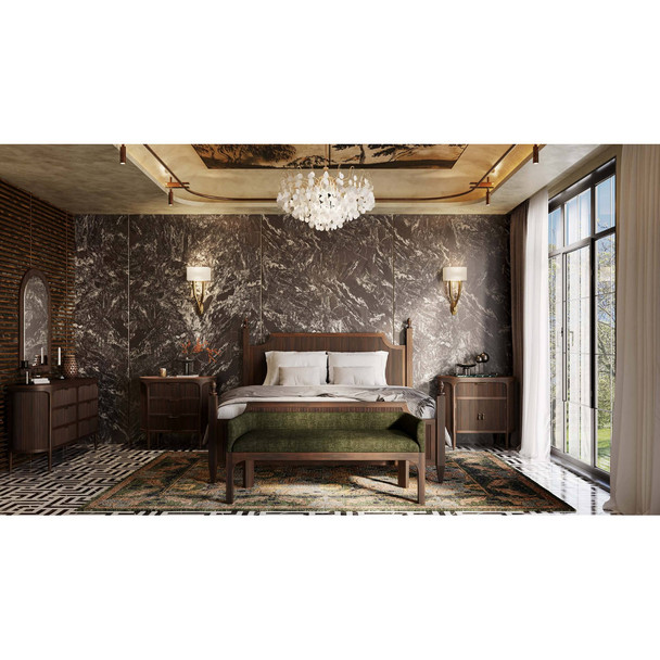 Regent 6 Drawer Dresser w/ Lip Pull Handles - Sale on Mid-Century Modern style Bedroom furniture