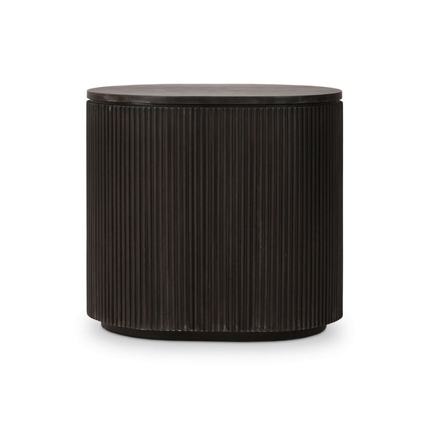 Kraton Oval Bedside Table - Melbourne, Sydney, Brisbane Mid-Century Modern style Bedroom furniture