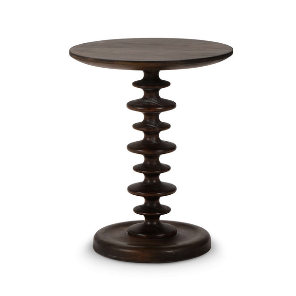 Milano Round Side Table - Size: 61H x 41W x 41D (cm) - Mediterranean style