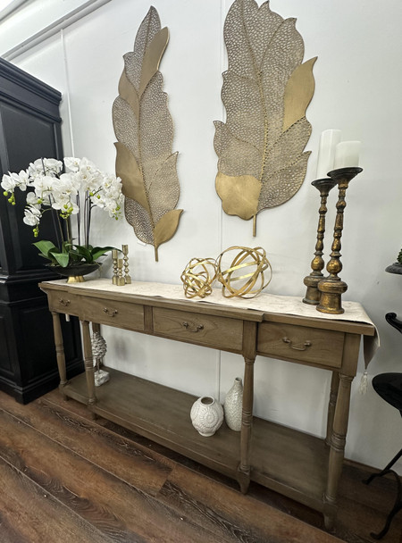 William's Sideboard - Straw Wash - Size: 88H x 183W x 40D (cm) - French Provincial style