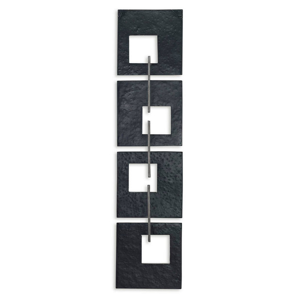 Linked Champagne Metal Wall Decor - Sale on Mid-Century style Wall Arts