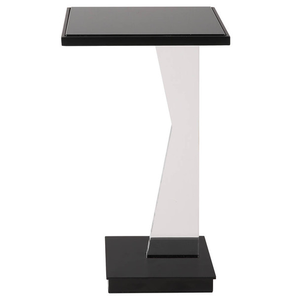 Angle Contemporary Accent Table Contemporary style Occasional Decor