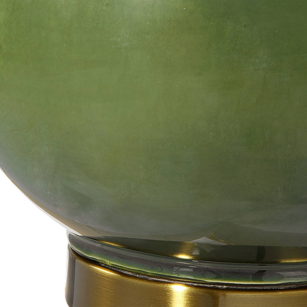 Gourd Green Table Lamp - Discount Mid-Century Modern style Table Lamps
