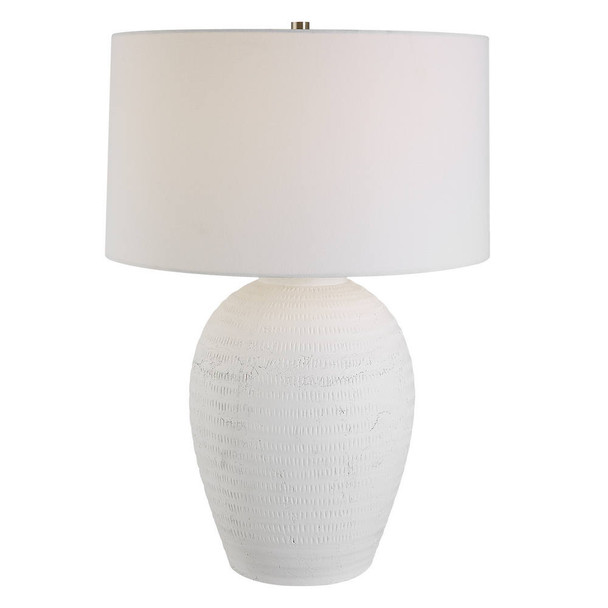 Reyna Chalk White Table Lamp - 30236-1