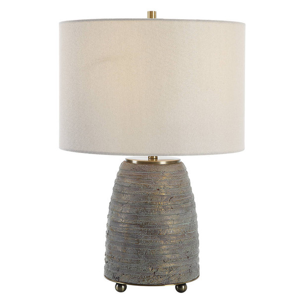 Gorda Bronze Ceramic Table Lamp Mid-Century Modern style Table Lamp Decor