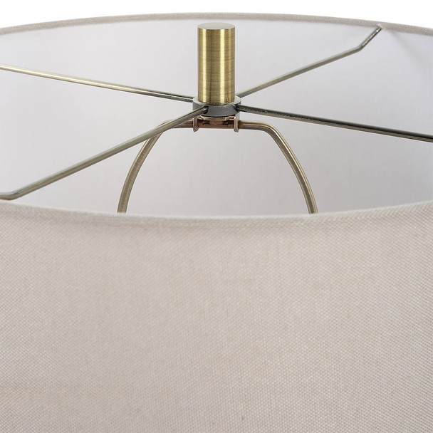 Gorda Bronze Ceramic Table Lamp - Sale on Mid-Century Modern style Table Lamps