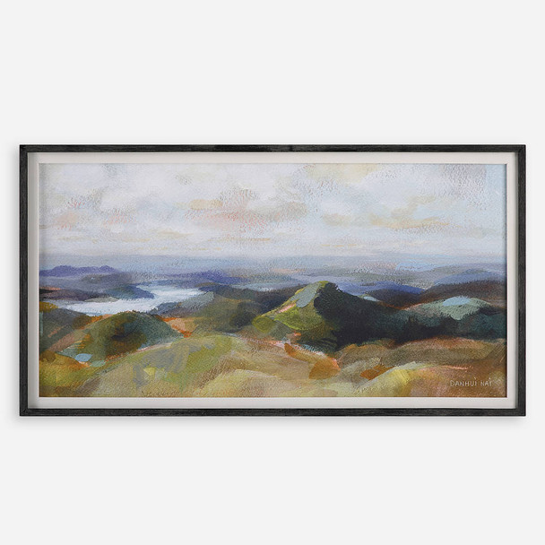 Above The Lakes Framed Landscape Print Contemporary style Wall Decor