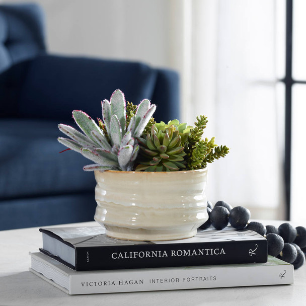Mesa Succulent Accent - Hand made Contemporary style  furniture