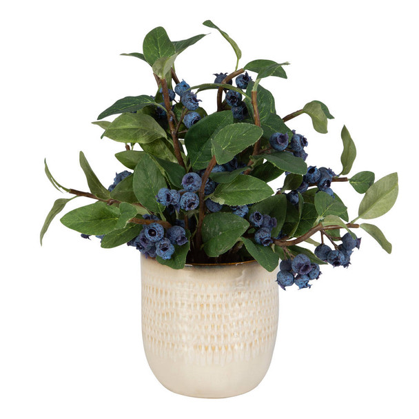 Blueberry Fields Accent Contemporary style Botanical Decor Blueberry Fields Accent Contemporary style Botanical Decor