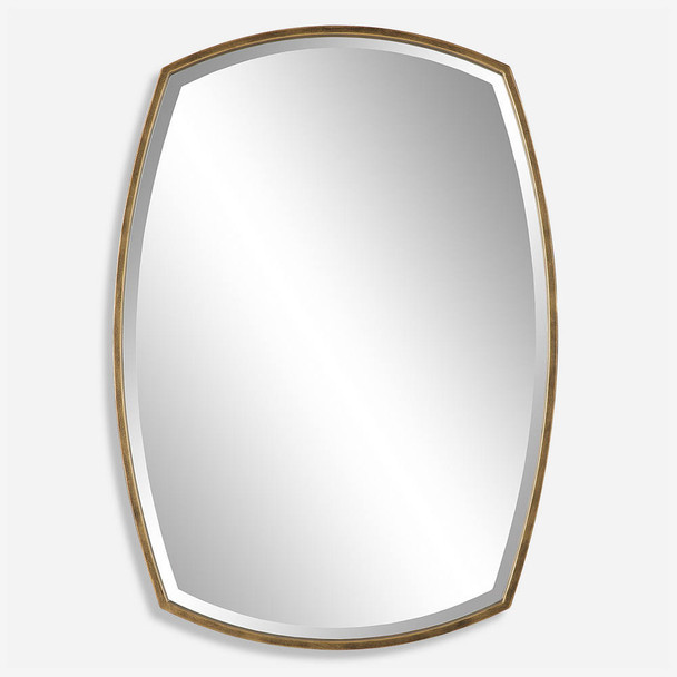Varenna Aged Gold Vanity Mirror Mid-Century Modern style Vanity Mirror Decor