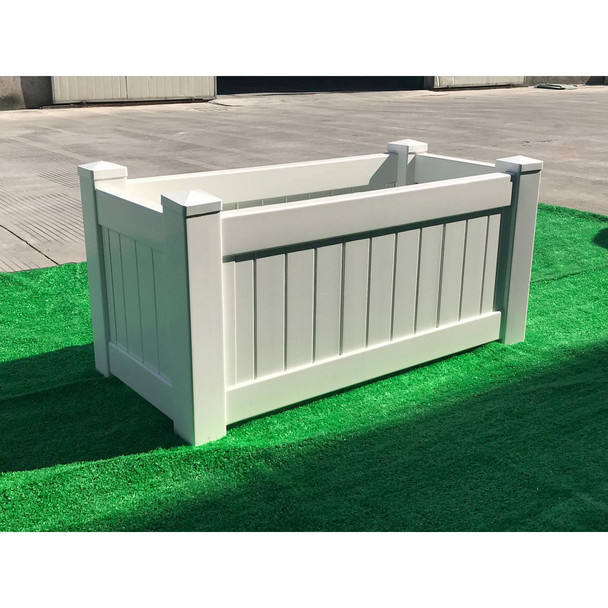 Hamptons Planter Box Large - White - Hand made  furniture