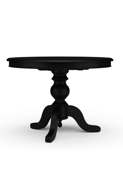 Farmhouse Round Table 107cm - Batavia Black - Solid Timber Farmhouse style Dining Room furniture