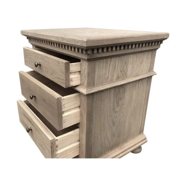 Westminster Side Table - Weathered Oak - FH1259#105