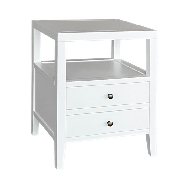 Montauk Side Table - White - HL610#MW