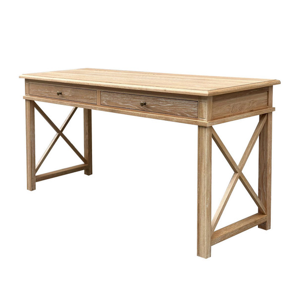 Xavier Desk - Whitewash Oak - HL540#CS
