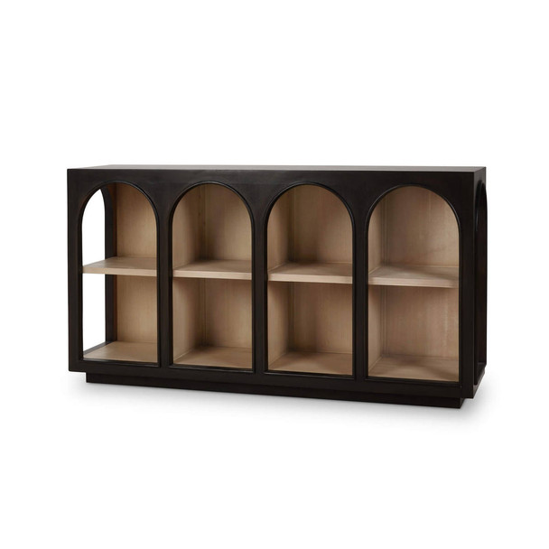Vannes Crescent Console - Solid Timber Mid-Century Modern style Dining Room furniture