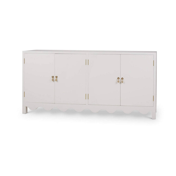 Chloe 4 Door Sideboard - Solid Timber Boho Chic style Dining Room furniture