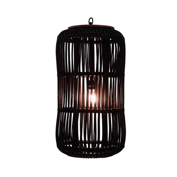 Oceana Rattan Pendant Large - Size: 66H x 36W x 36D (cm) - Coastal style