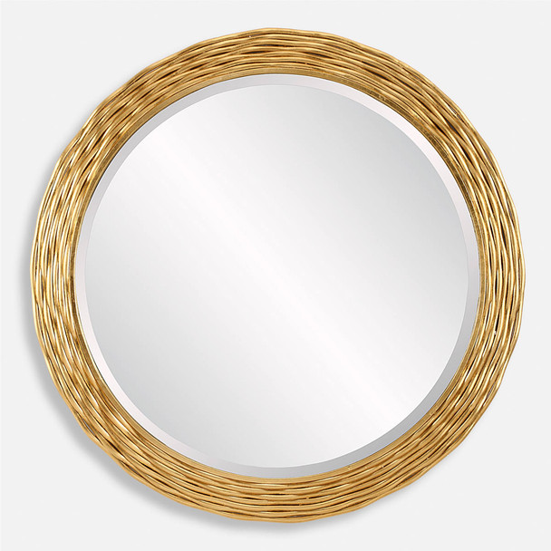 Celeste Gold Round Mirror Mid-Century Modern style Wall Mirror Decor Celeste Gold Round Mirror Mid-Century Modern style Wall Mirror Decor