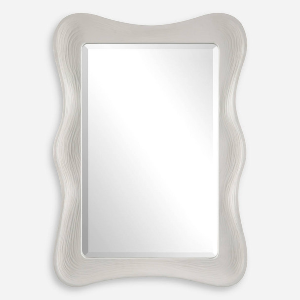 Whitehaven Wavy Rectangle Mirror Coastal style Wall Mirror Decor
