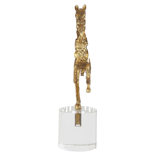 Gallop Gold Sculpture - Hobart, Launceston, Perth delivery