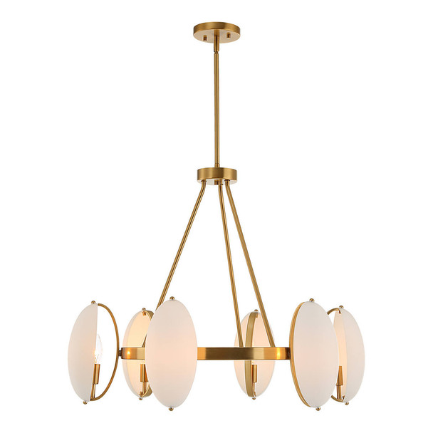 Oviform 6 Light Round Chandelier - Hobart, Launceston, Perth delivery